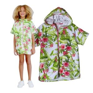 Tommy Bahama • Terrycloth Robe w Pockets + Hood